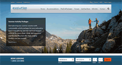 Desktop Screenshot of evolutionwhistler.ca