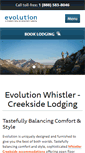 Mobile Screenshot of evolutionwhistler.ca